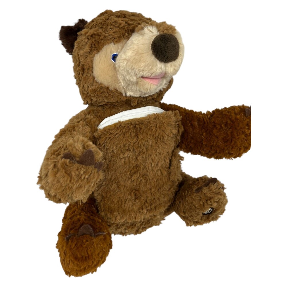 Zoobies Eric Carle Brown Bear Plush Toy & Story Book 2014 10"